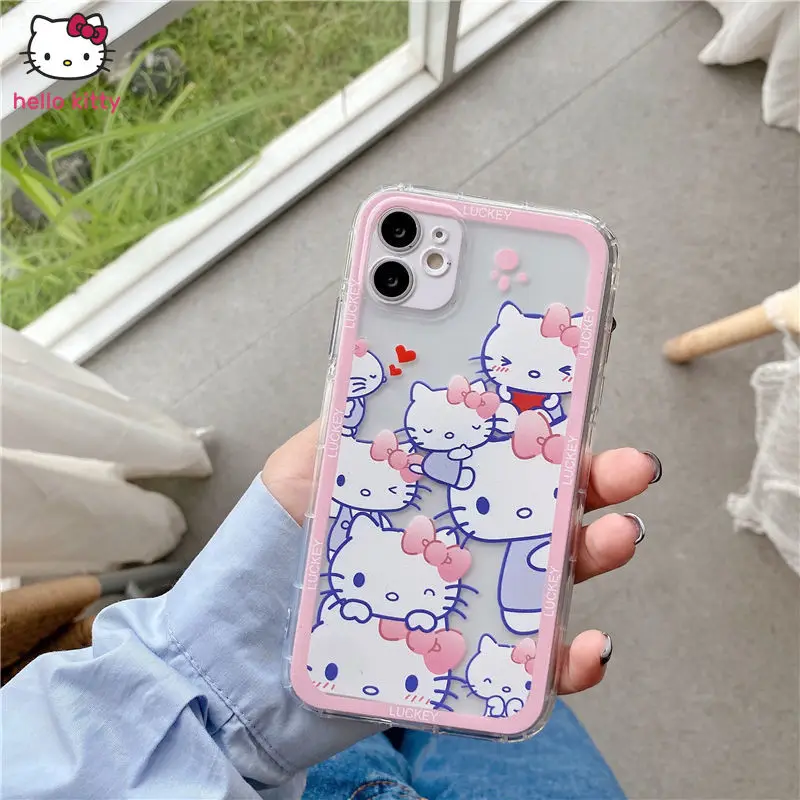 

Hello Kitty, following from the for iPhone12promax7 / eight/x/xr / 11/12 Kawaii soft silicone anti-drop mobile phone case