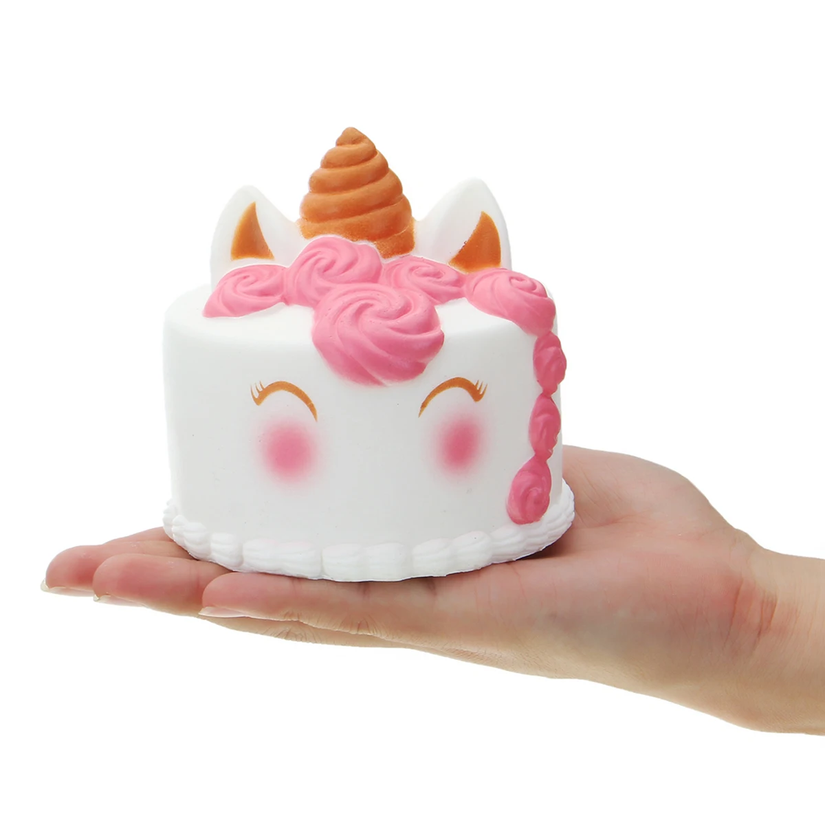 Сжимаемый милый Единорог/Русалка/КИТ торт сжимаемые медленно растет крем