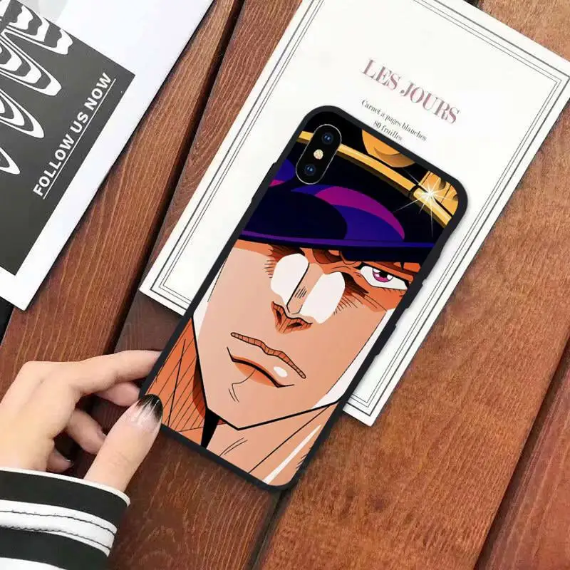 

Jotaro Kujo Jojo's Bizarre Adventure Phone Case for iPhone 11 12 mini pro XS MAX 8 7 6 6S Plus X 5S SE 2020 XR