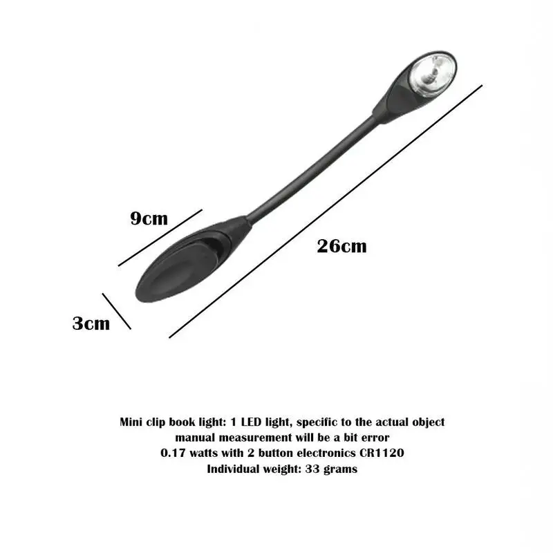 

Led Reading Clip Light High Quality Creative Learning Mini Desk Lamp New Portable Adjustable Clip-on Outdoor Camping Book Lights