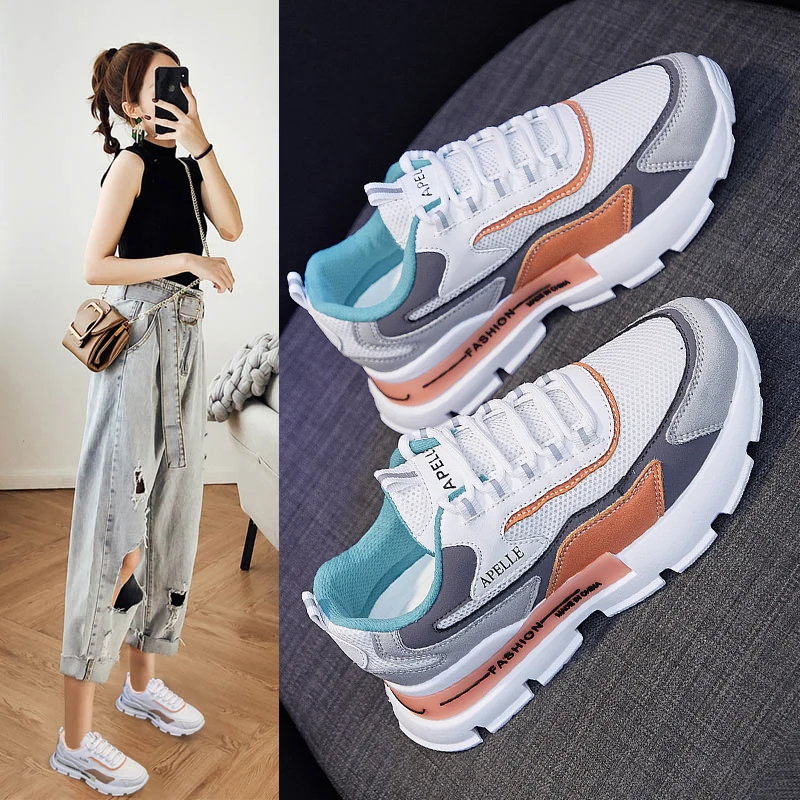 

2020 summer sports shoes ladies lightweight running sports shoes casual casual breathable shoes non-slip comfortable