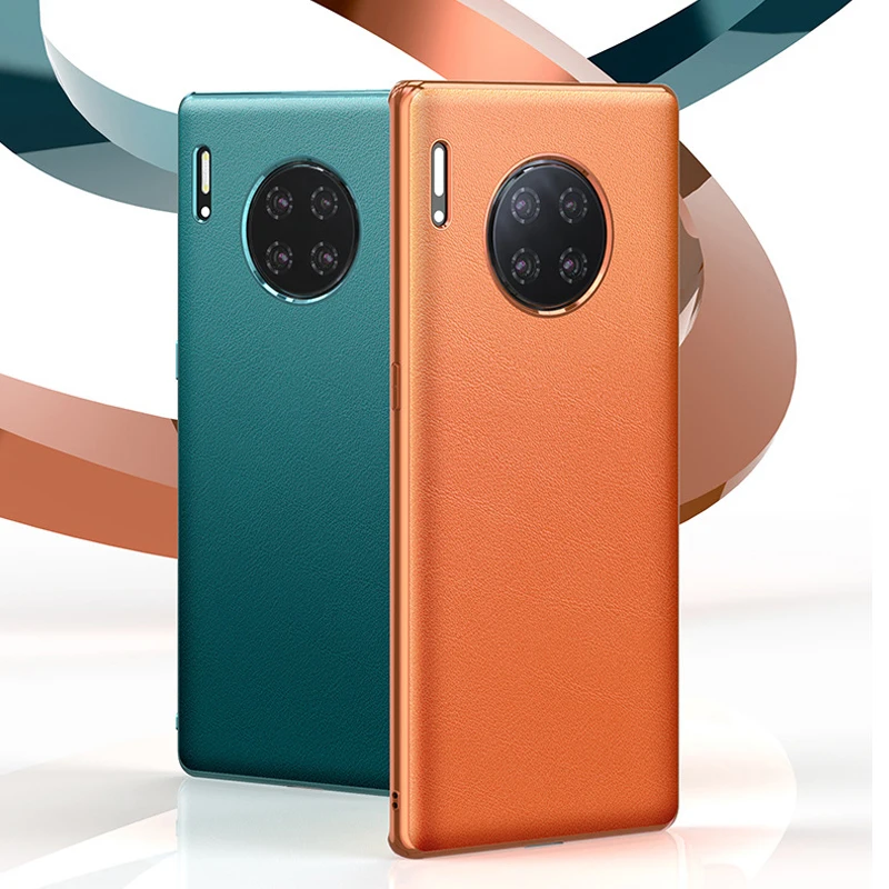 Роскошный чехол из натуральной кожи для huawei mate 30 Pro, чехол, кожаный противоударный чехол, чехол для задней панели funda mate 30 Pro, защитный чехол