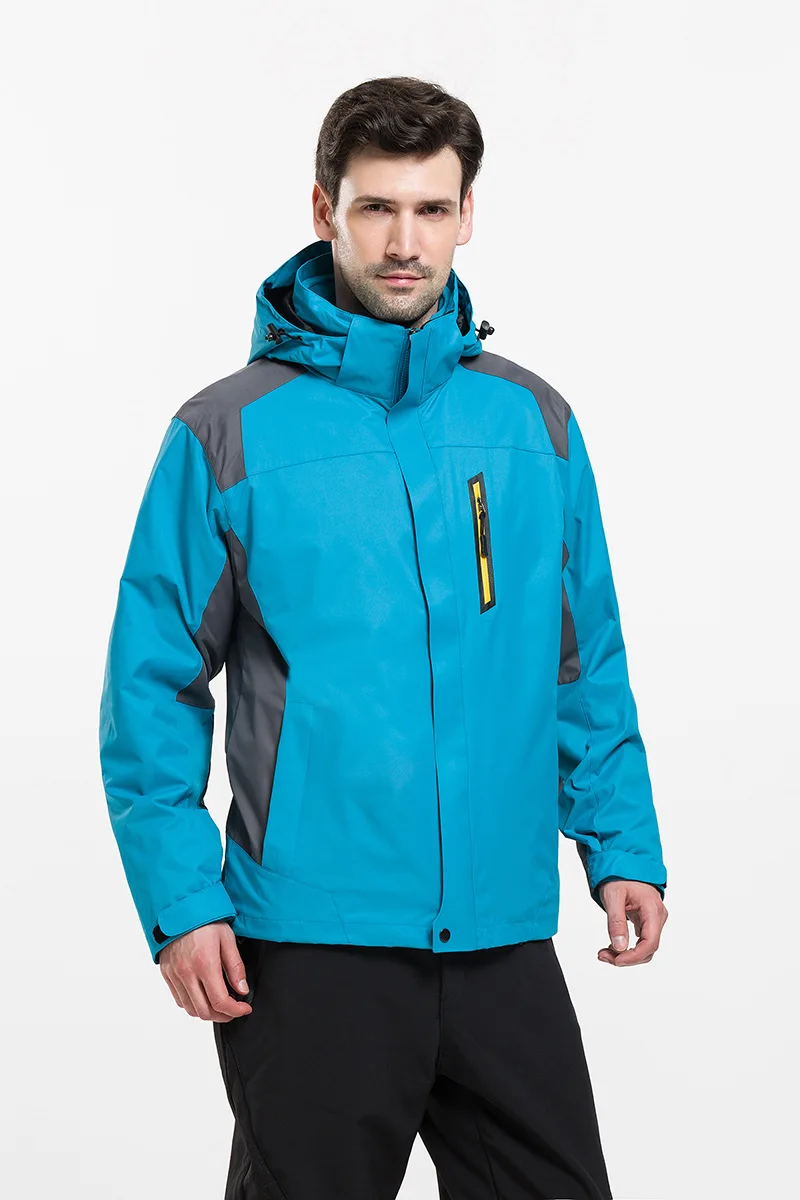 Верхняя одежда для мужчин и женщин-плащ куртка альпинизма лыжный костюм из двух