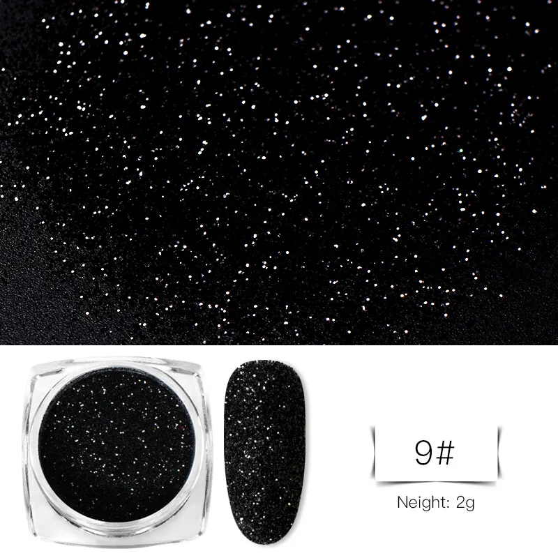 0.2g Ice Transparent Mirror Nail Glitter Powder Mirror Glitter UV Gel Pigment Magic Chrome Dust 6 Colors Nail Art Decorations - Цвет: J72261