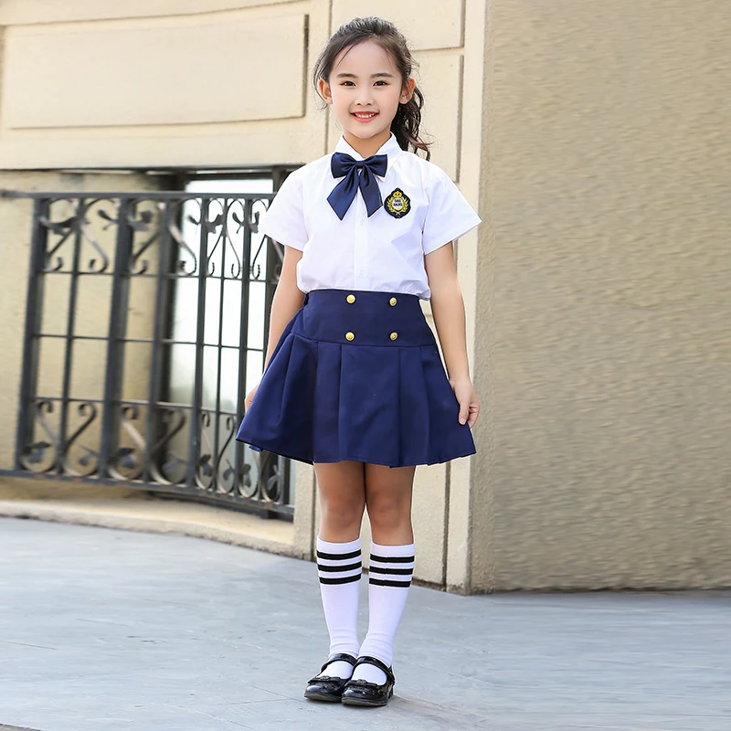 Детская школьная форма ученики начальной и средней школы костюмы для хора