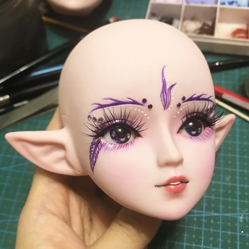 Новинка 1/3 Bjd куклы голова игрушки эльф лысый головой голая Обнаженная кукла без