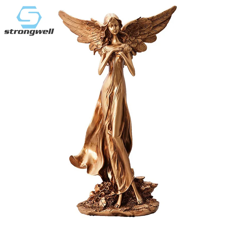 Скульптура Богини Strongwell в европейском стиле статуя Ангела скандинавском