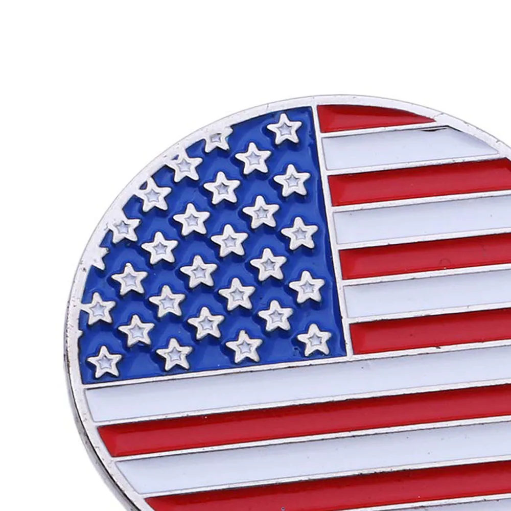 10 шт./лот магнитные зажимы для шляпы гольфа маркеры из сплава шарики с