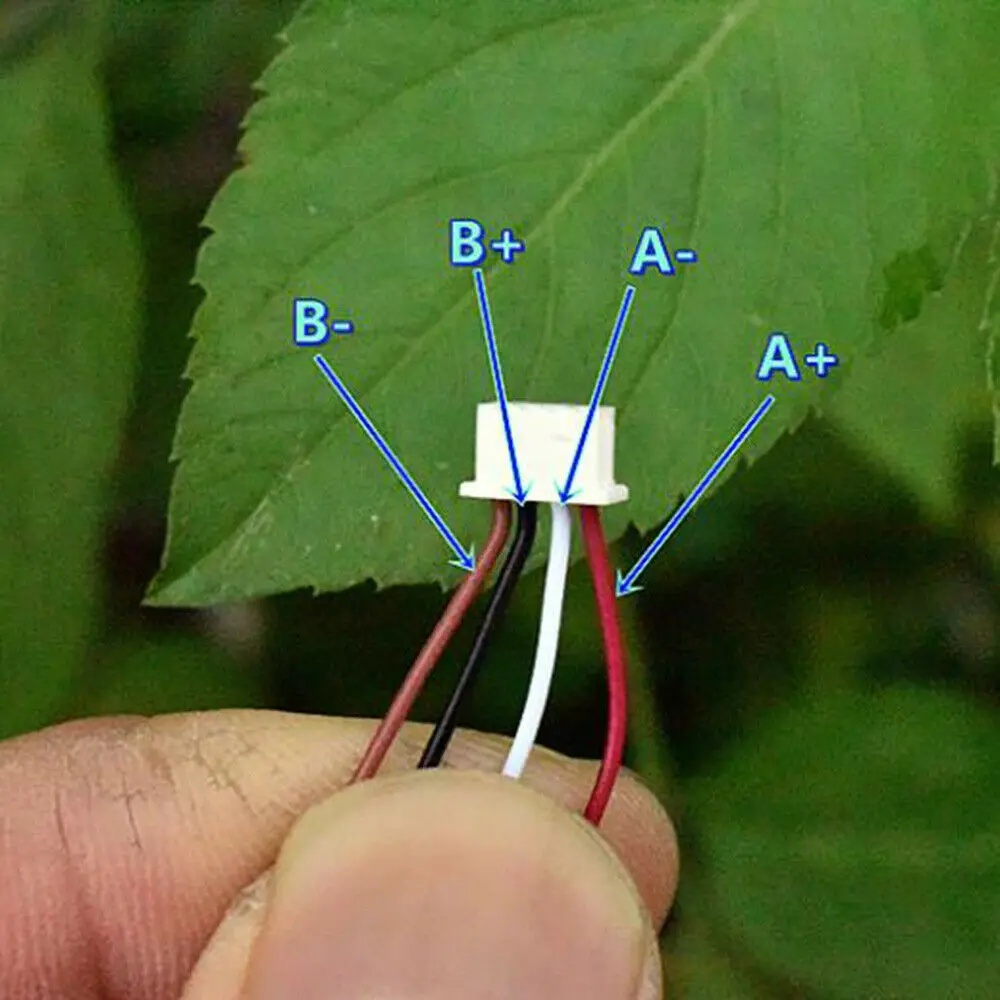 2 фазный 4 проводной мини 15 мм шаговый электродвигатель постоянного тока 6 12 вольт