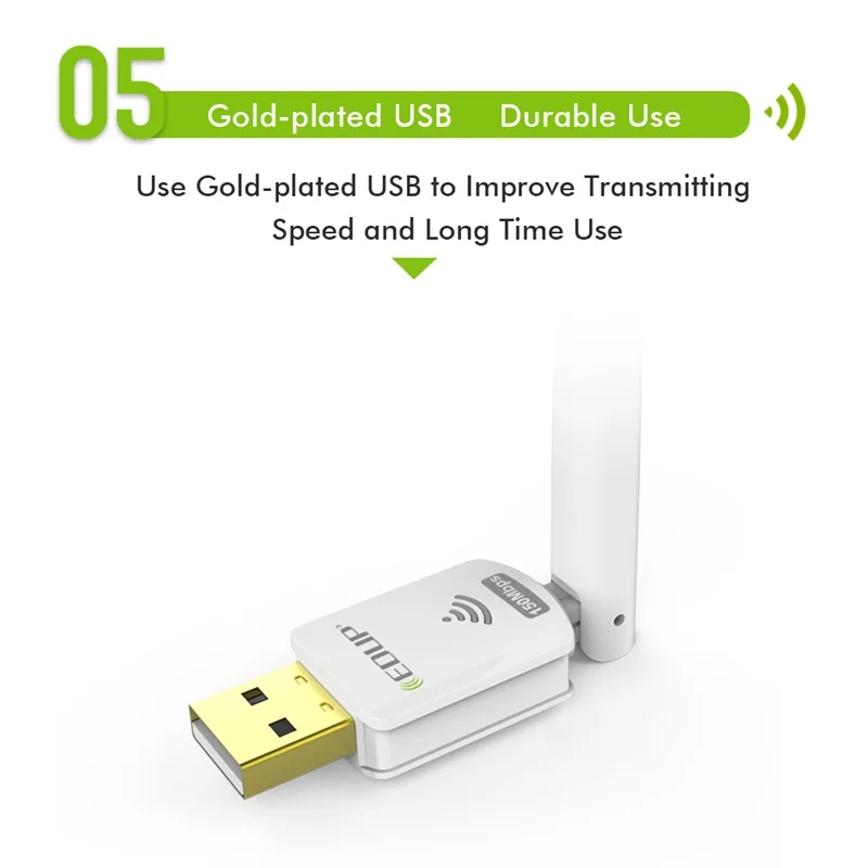 Wi Fi адаптер EDUP 150 Мбит/с 802 11 a/b/g/n|Сетевые карты| |