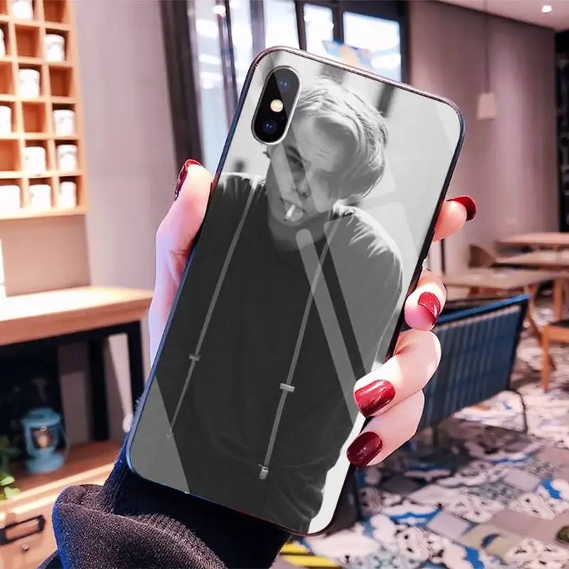 

MaiYaCa Leonardo Dicaprio young Painted Phone Case for iPhone8 6 7 plus X XS XR XS MAX 11 pro max