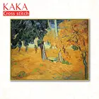 Наборы для вышивки крестиком, наборы для вышивки с напечатанным рисунком, 11ct-холст для домашнего декора, пейзаж Full NCKS074