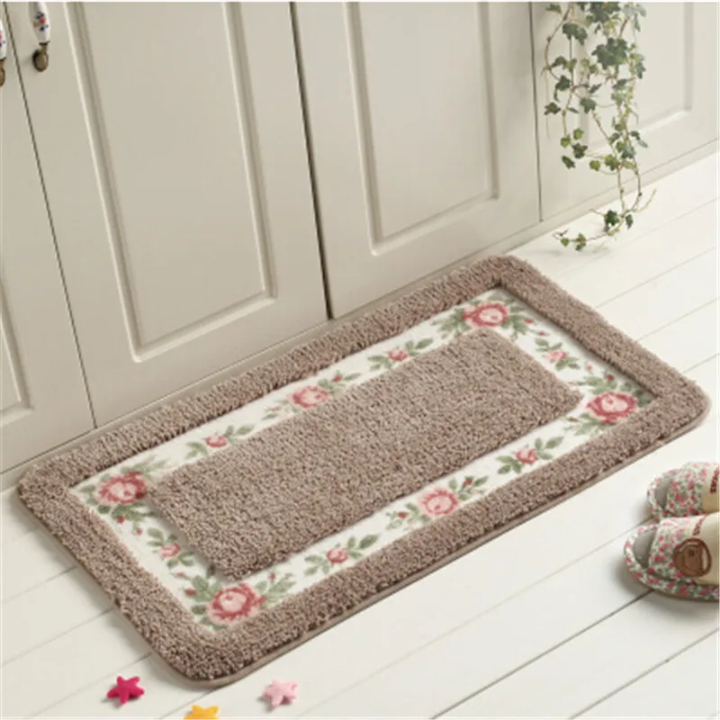 Коврик для ванной в пасторальном стиле коврик из микрофибры нескользящий