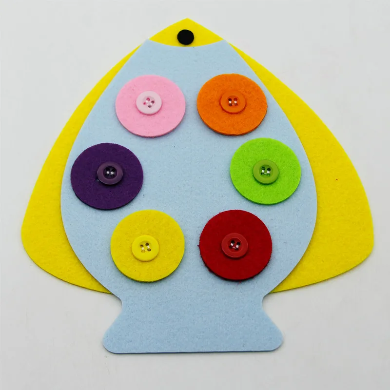 Тканевый материал Сделай Сам посылка 1 Набор красочная Рыба ручной работы