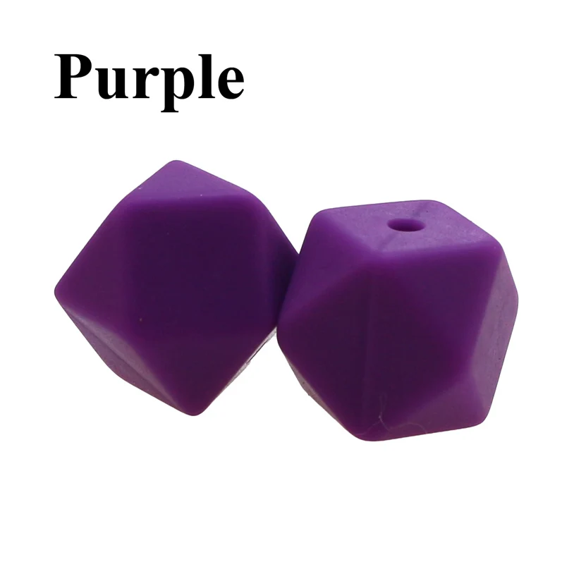 Силиконовые шестигранные мини бусины карамельных цветов 50 шт. | Мать и ребенок