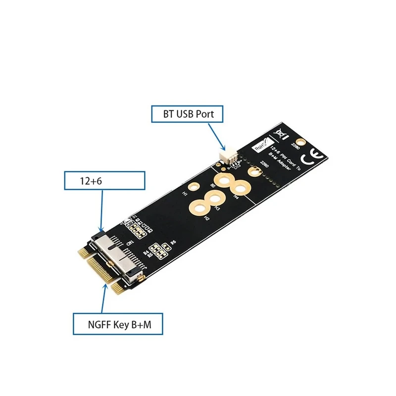 M.2 NVME SSD адаптера разъем конвертер для BCM94360CD BCM94331CD BCM94360CS BCM943602CS BCM94360CS2 BCM943224PCI EBT2| |