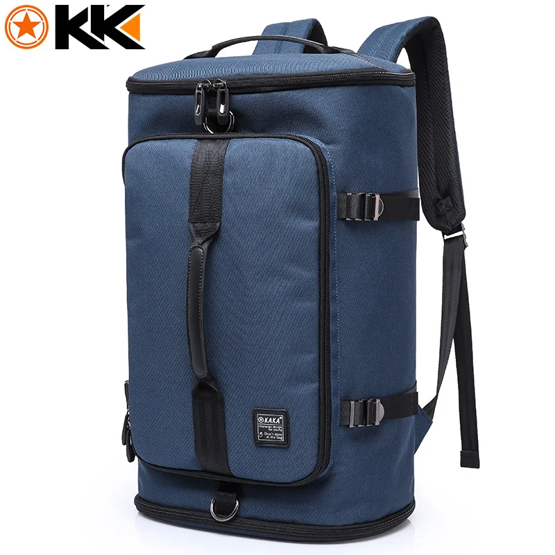 2202BLUE KAKA, 40 л, мужской рюкзак, 15,6, сумка для ноутбука, обувь, рюкзак, для путешествий, спортивные, для фитнеса, сумки для женщин, подростков, школьный рюкзак, рюкзак - Цвет: 2202BLUE