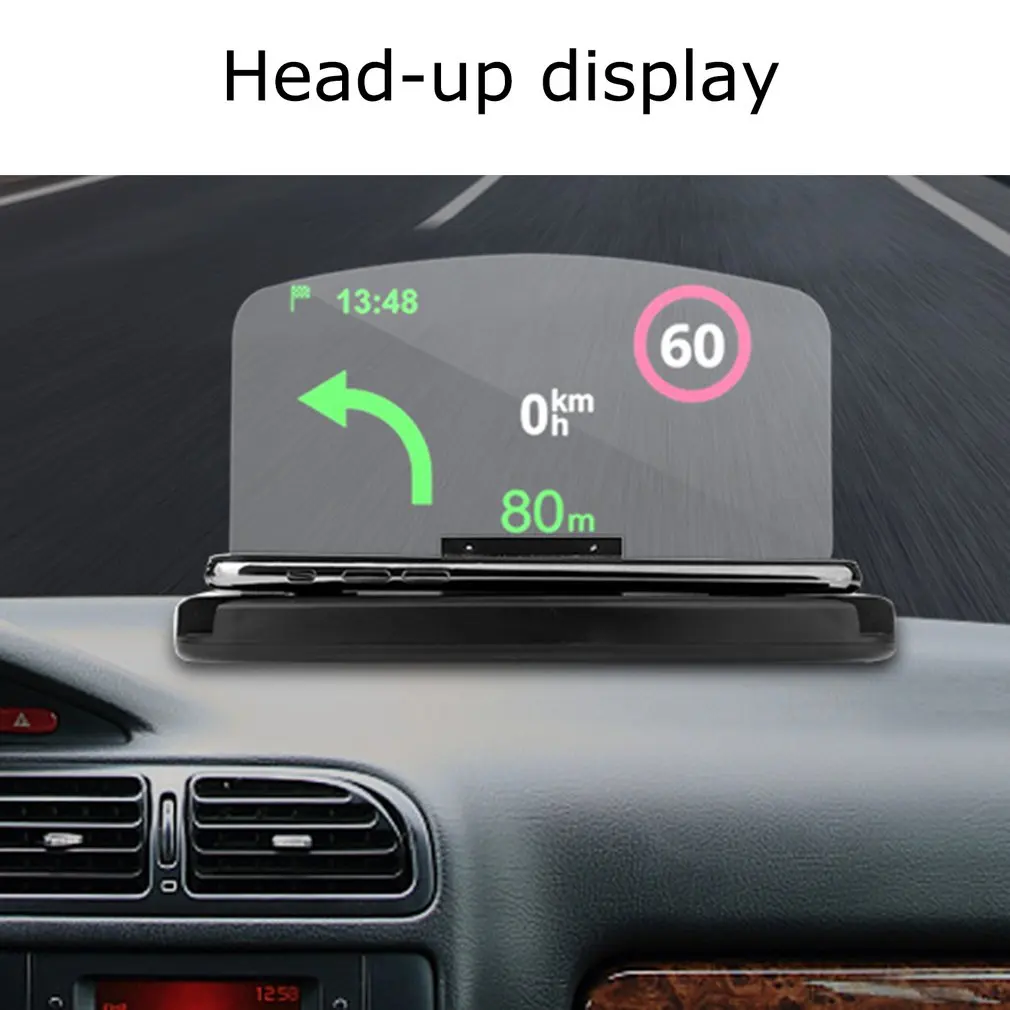 1 шт. мобильный телефон кронштейн HUD автомобильный навигационный проектор на