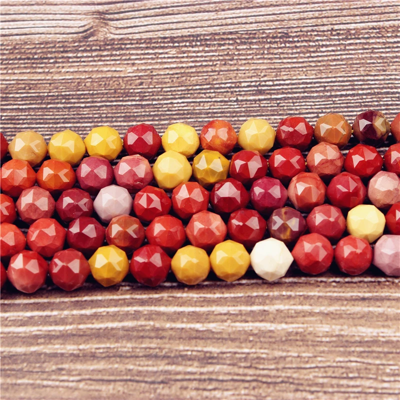 Lanli 8 мм модные натуральные двойные звезды резки кровяной камень свободные бусины