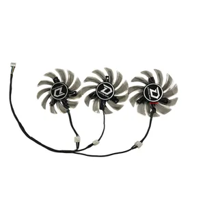 Альтернативный кулер для вентилятора графического процессора 3 шт.компл. RX480 RX570 для карт Dataland PowerColor AXRX 570 4GBD5 AXRX 480 8GBD5 3DH в качестве замены