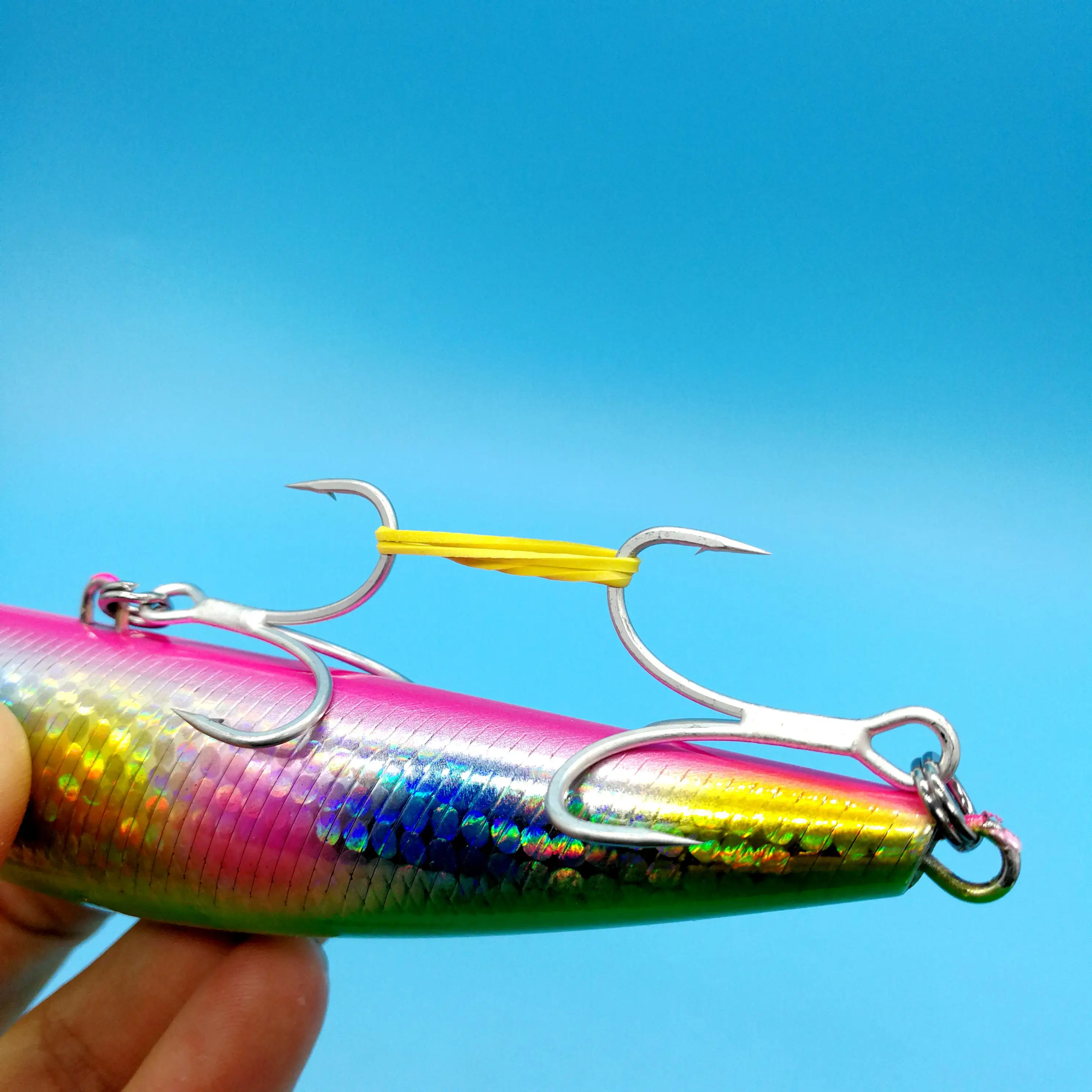 HOOFISH 2 шт./лот 60 г/80 гр. погружная блесна рыболовные приманки 140 мм/150 мм 3D глаза бас