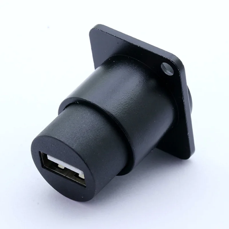 1 шт. D-type USB 2,0 прямой модуль шасси Монтажный разъем аудио разъем аксессуары для динамиков комплекты