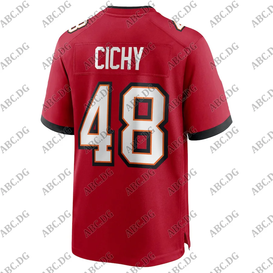 

Men Women Kid Youth Tampa Bay Jack Cichy Red Game Jersey