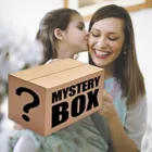 Коробка на удачу, игрушечные шторы, таинственные большие сюрпризы, подарочные пакеты, подарок на Хэллоуин, Рождество, вечеринку, очень жесткая усиленная коробка