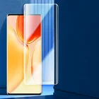 Полное клеевое УФ-стекло для VIVO X70 Pro, закаленное стекло, Защита экрана для X70Pro Plus, полное покрытие, прозрачное защитное стекло