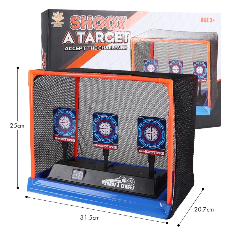 

Precision Scoring Auto Reset Electric Target for Nerf Gun Outdoor Sports Fun Toys Kids EVA Bullet Toy Gun Accessories kids gifts