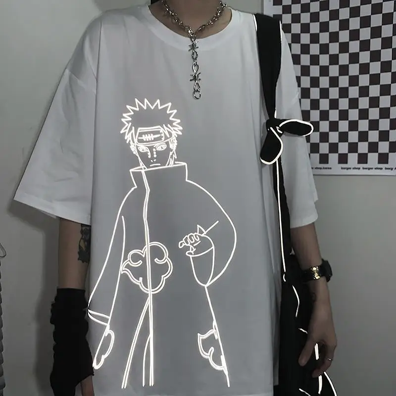 Крутая черная уличная футболка летняя хлопковая Футболка с амином в стиле