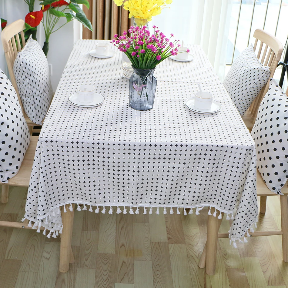 Цвет: белый черный простой полиэстер с геометрическим принтом смешанный хлопок