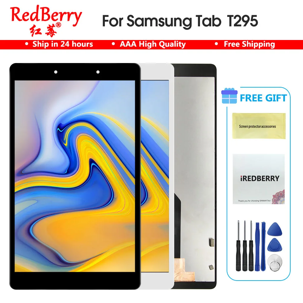 

New 8.0'' T290 LCD For Samsung Tab A 8.0 2019 SM-T290 SM-T295 T290 T295 Touch Screen LCD Display Digitizer Glass Panel Assembly