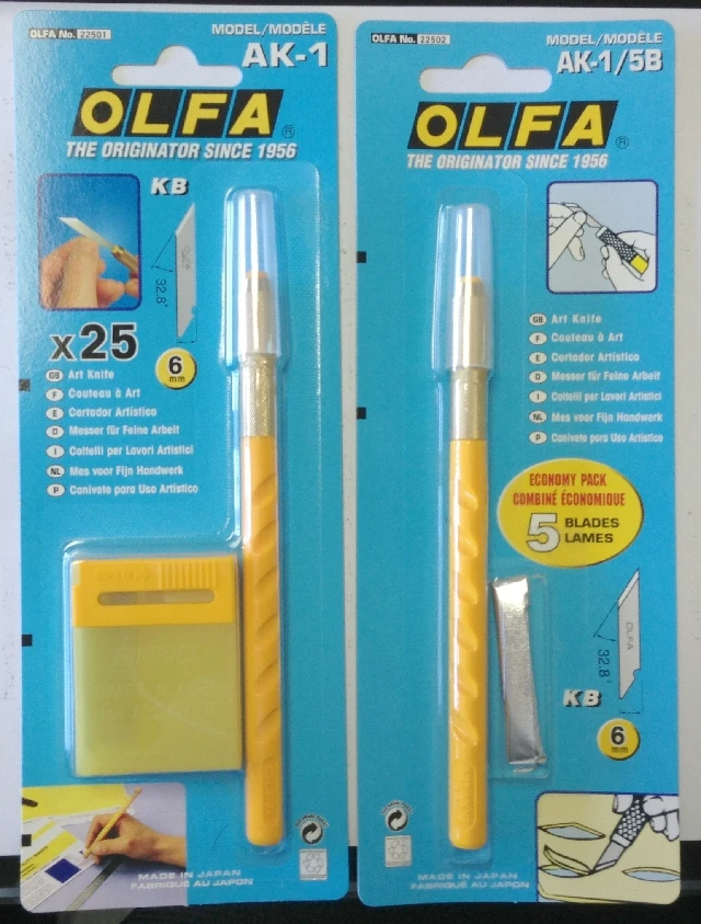 Сделано в Японии стандартный художественный нож OLFA том числе 25 лезвий или 5 | Дом и