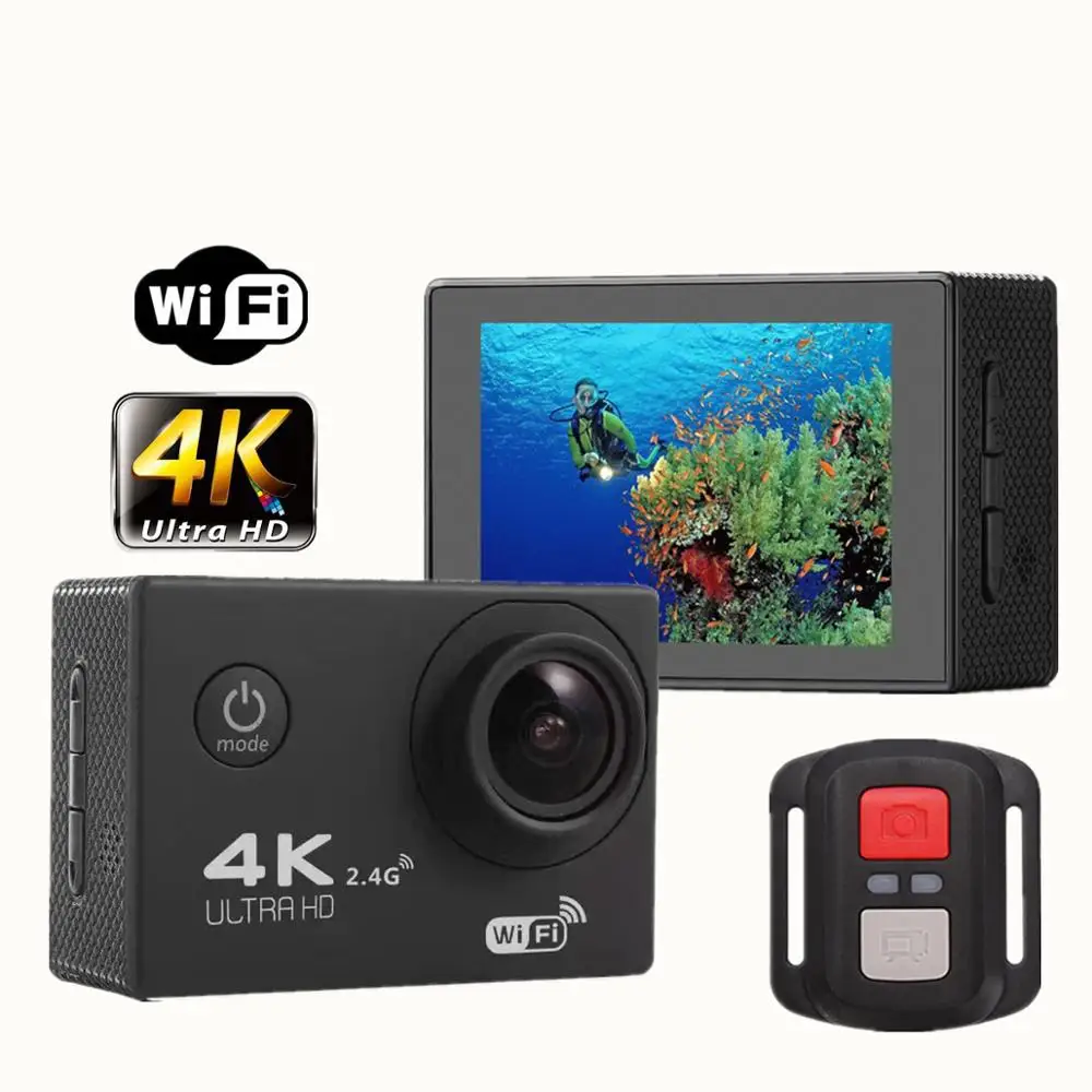 Продажа Спортивная экшн-камера с Wi-Fi, Ultra HD, 1080P, 4K