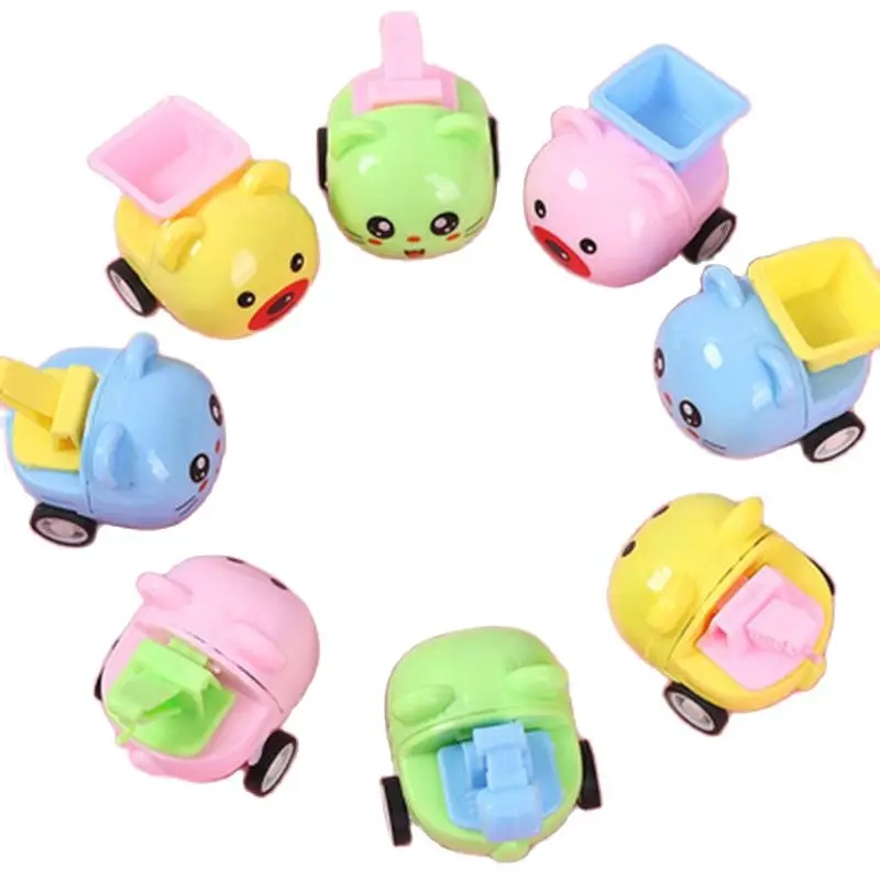 

12 Pack Mini Pull Back Animal Car Play Toy Kids Birthday Giveaway Pinata Fillers Baby Shower Party Favors,Gift For Kids 3x3cCM