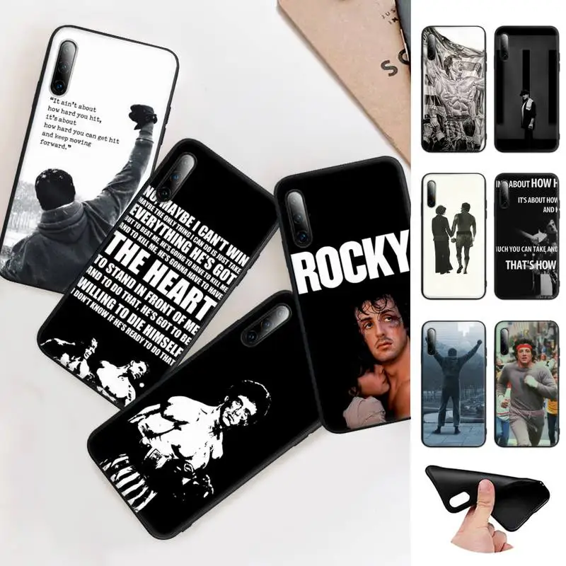 

Rocky Balboa Phone Case For Honor 7A Pro 7C 10i 8A 8X 8S 8 9 10 20 Lite Silicone Cover