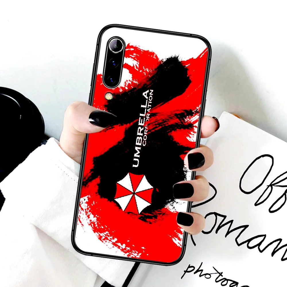 

Resident Umbrella Evil Phone Case For Xiaomi Mi Note 10 A3 9 MAX 3 A2 8 9 Lite Pro Ultra black Bumper Painting Coque Pretty