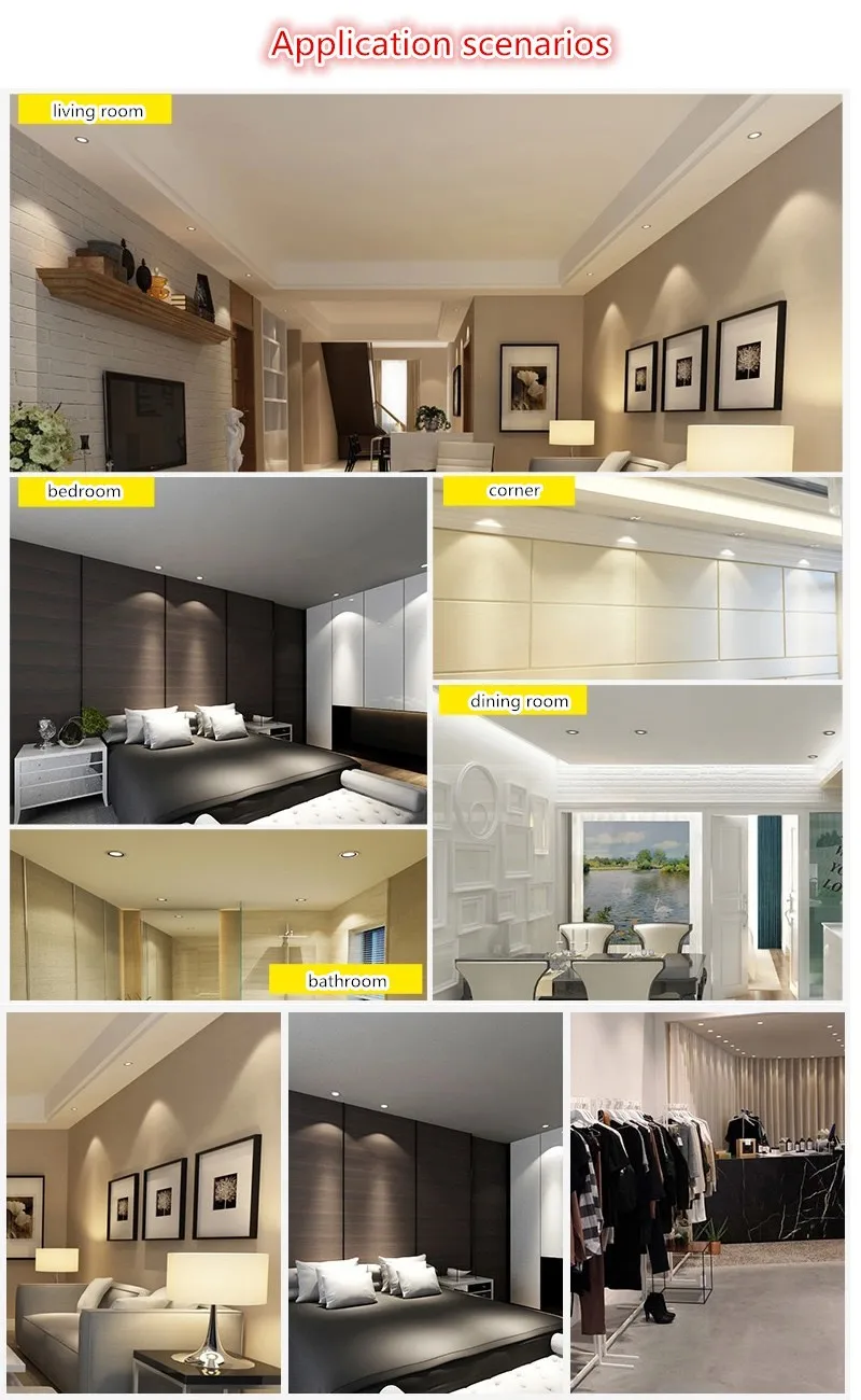 Супер Яркий Светодиодный точечный светильник GU10 светодиодный с регулируемой