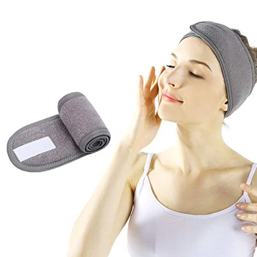 

Newest Adjustable Hair Wrap Head Band for Women Simple Candy Color Beauty Makeup Toweling Soft Salon SPA Facial Headband