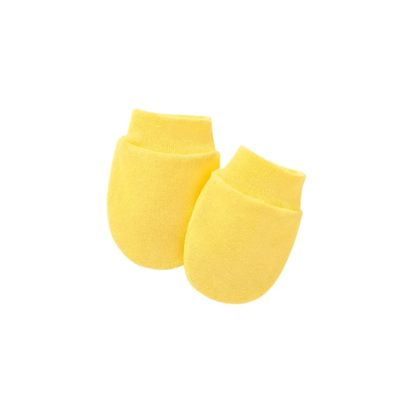 Guantes de algod&oacute;n suave antiara&ntilde;azos para beb&eacute;, protecci&oacute;n facial para reci&eacute;n nacido, M76C-1