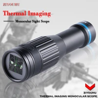 s1 tiny thermal imaging monocular crosshair hotspot trail optical hunting scope infrared night vision thermal camera telescope