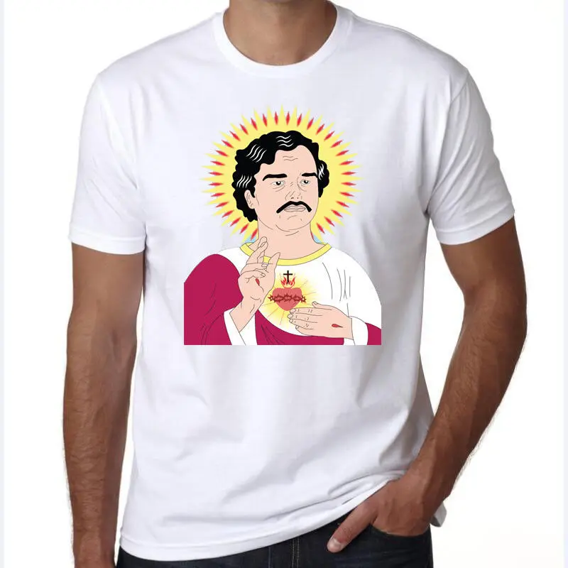 2019 горячая Распродажа летняя Стильная мужская футболка Пабло Эскобара Мужская s