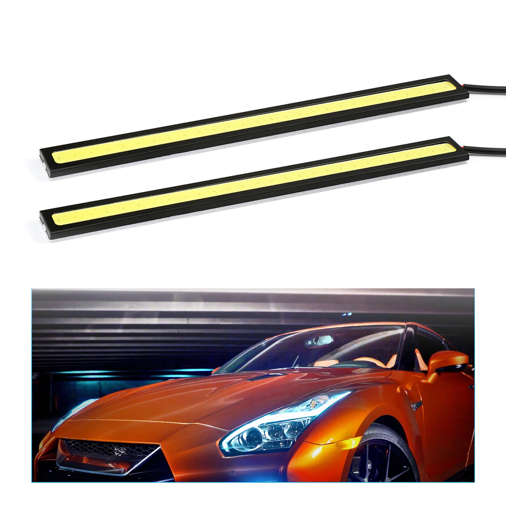 Стайлинг автомобиля светодиодные дневные ходовые огни DRL лампа для Suzuki Vitara Swift Ignis