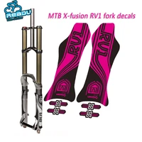 mtb x fusion rv1 fork stickers bike x fusion rv1 fork decals 27 5 inch mountain bicycle front fork sticker