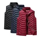 Жилет мужской, на утином пуху, зимний, Сверхлегкий, Повседневный, размеры 5XL, 6XL