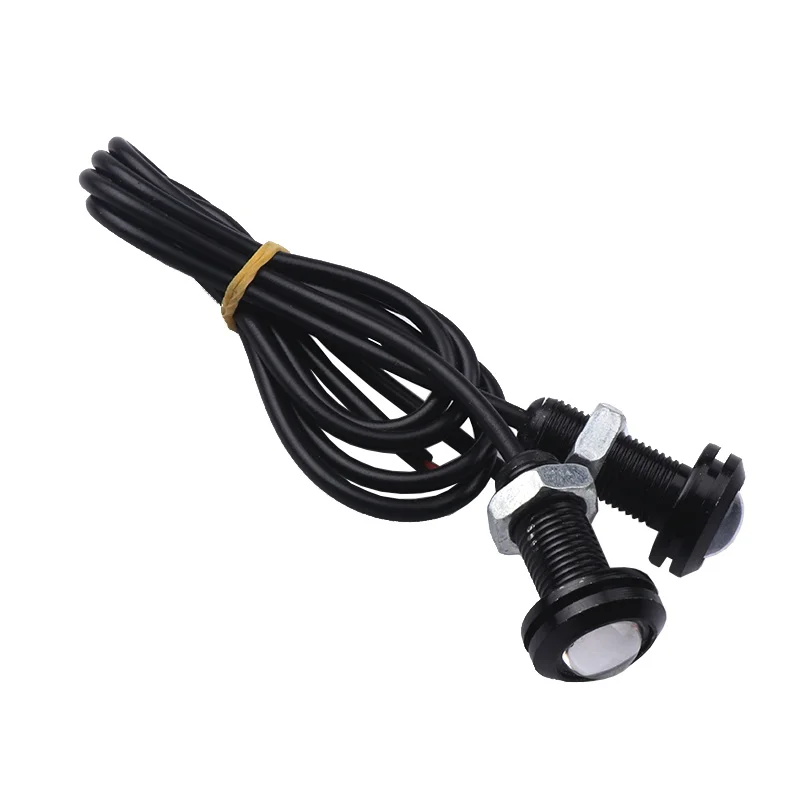 2pcs 18MM Car Led Eagle Eye DRL Daytime Running Lights Source Backup Reversing Parking Signal Lamps Automobiles styling | Автомобили и