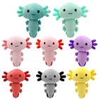 Плюшевая игрушка Kawaii Axolotl, плюшевая игрушка, плюшевая игрушка, мягкая игрушка в виде животных, плюшевая игрушка для малышей, игрушка-кальмар, плюшевая игрушка 20 см
