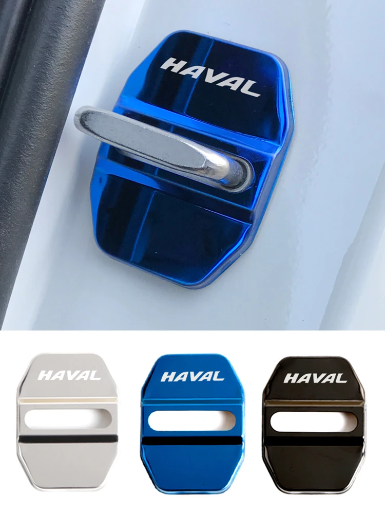 

4Pcs 5 Colors Pretty Door Lock Decoration Protection Cover Emblem Case For HAVAL H5 H6 H7 H9 F7 F7X Car Goods Accessories