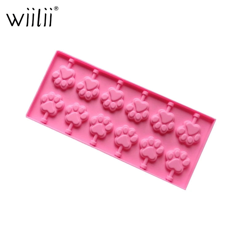12 полостей силиконовые формы для леденцов конфеты леденца Шоколад Твердые